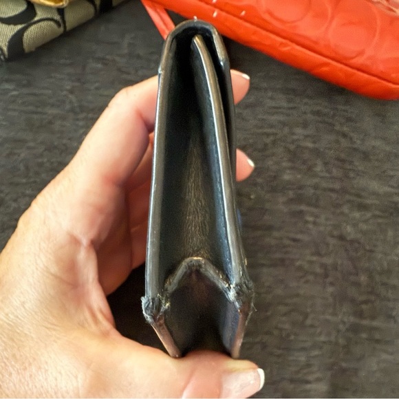 Céline authentic wallet Blue, Beige and Black leather card case - Picture 4 of 9